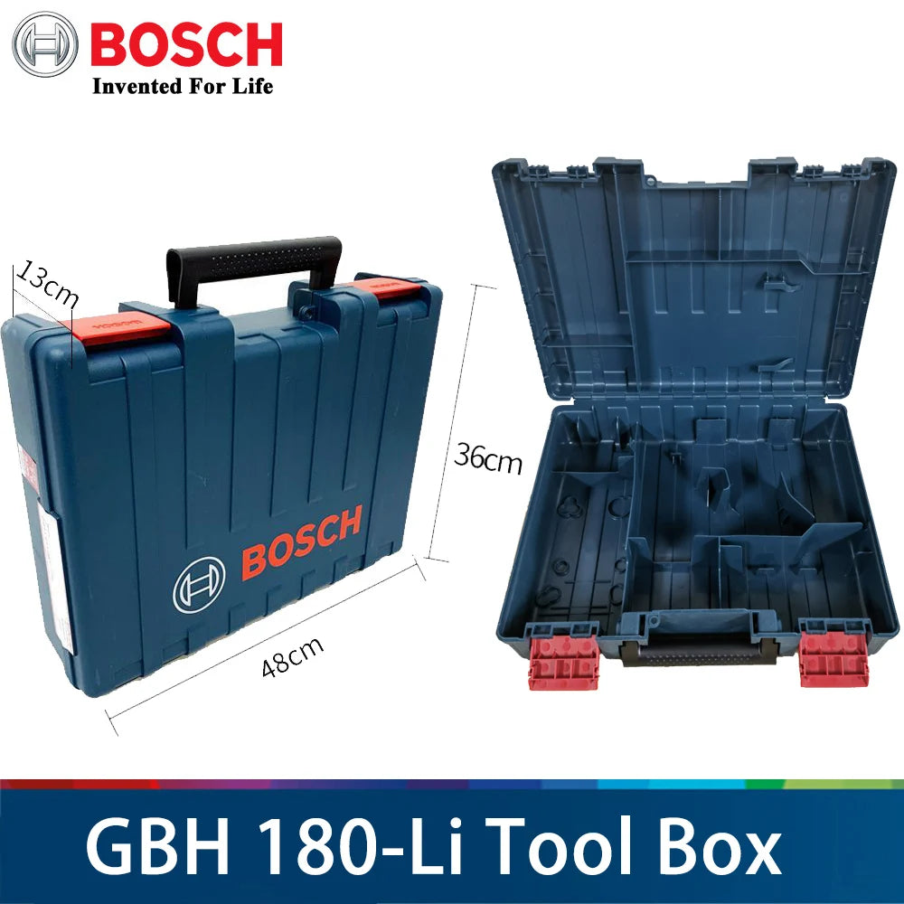 Bosch Tool Box Hard Case  Tool organizer box GBH180-Li Electric Hammer GST185-Li Jig Saw GWS180-Li Angle Grinder Toolbox