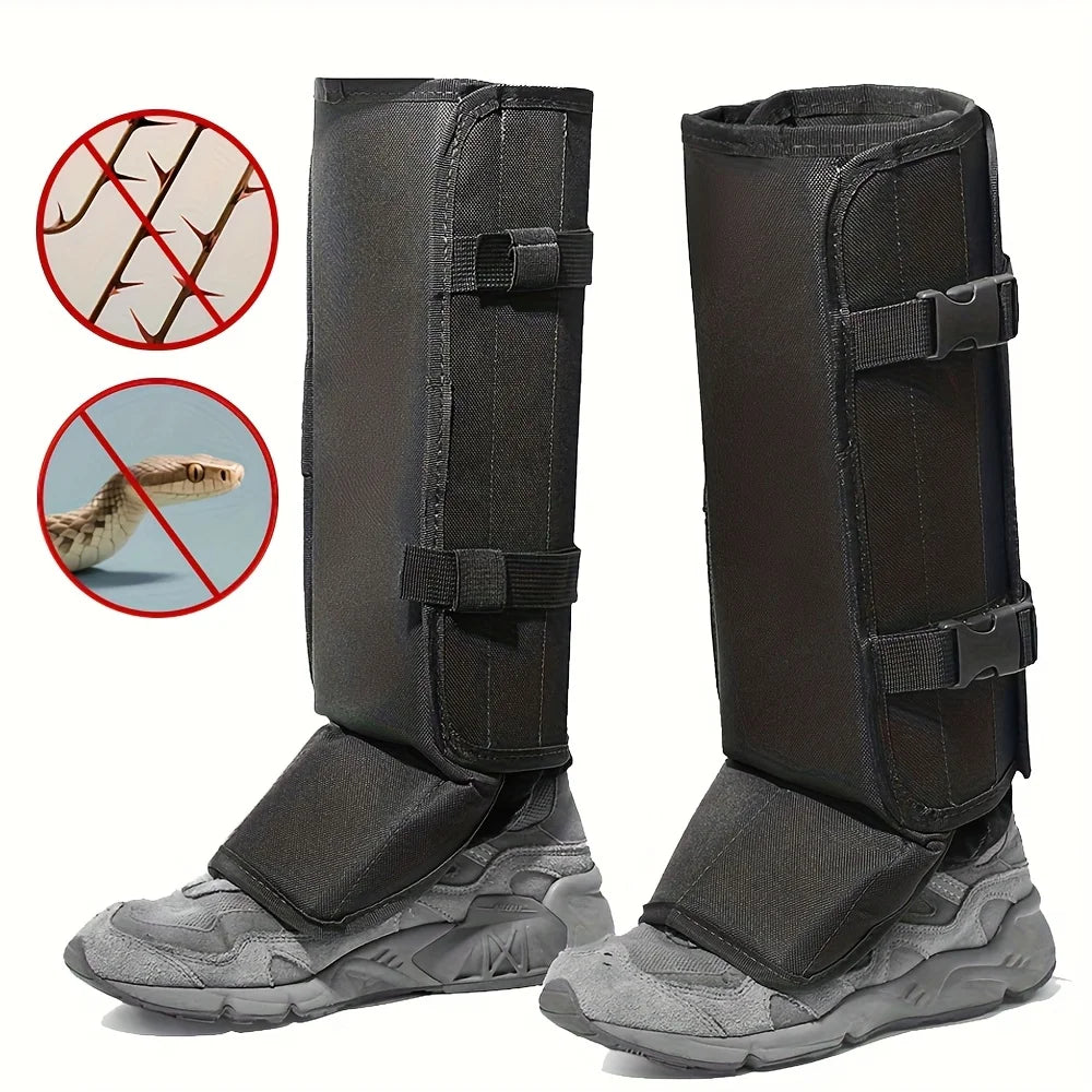 Snake Gaiters Leg Guards, Snake Guards, Adjustable Snake Bite Protection for Lower Legs, Snake Chaps for Men&Women