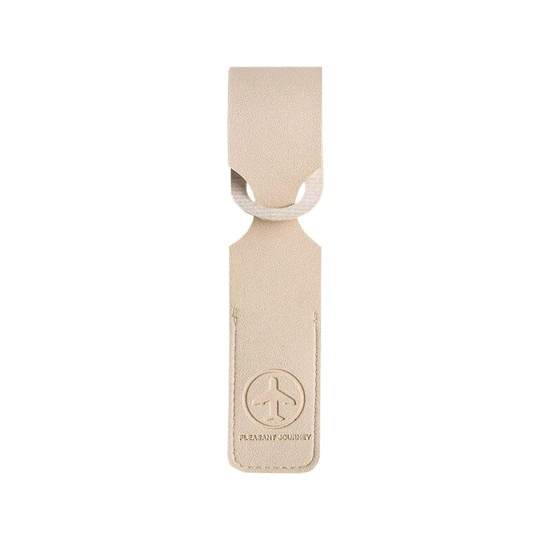 1PC Travel Accessories PU Leather Luggage Tag Creative Baggage Suitcase Identifier ID Addres Holder Boarding Tags Portable Label