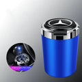 Car ashtray with blue LED light stainless steel liner for Mercedes Benz A B C E G W S Class GLA GLB CLC GLK GLS GLE CLA CLS EQE