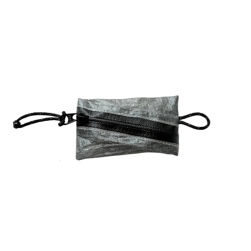 Trail Coin Pouch Ultralight 3.9g DCF 1.43 oz Mini YKK Zipper EDC Holder For Backpacking Travel