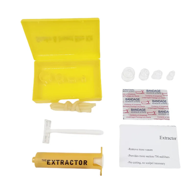 Venoms Poisons Extractor Vacuum Pump Outdoor Emergency Poisons Removal From Snake Bites Bee And Wasp Stings Mosquito Bites