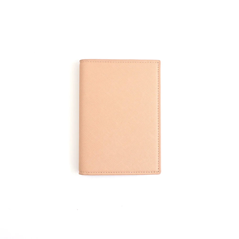 Customized letter PU leather passport holder ID protection case, loose change bank card storage bag, travel passport bag