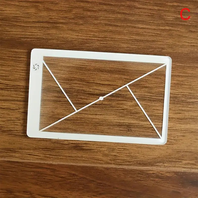 Hot！1/3Pcs Viewfinders Fibonacci Composition View Finder Golden Ratio Photo Viewing Positioning Ruler Viewer Positioning Ruler