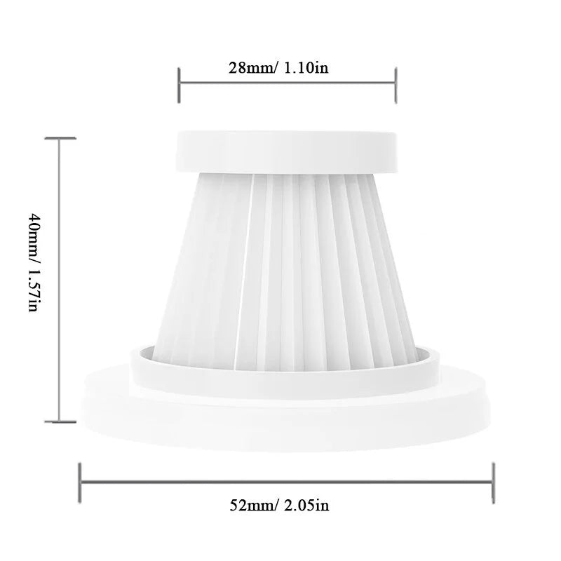1PCS Nano Filter for A5 A5air 16000Pa Car Vacuum Cleaner Filters for Baseus