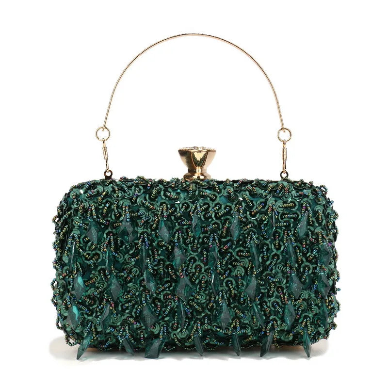 Fashion Versatile Ball Dinner Bag Style Light Luxury Handmade Embroidered Clutch Bag Dress with Exquisite Clutch