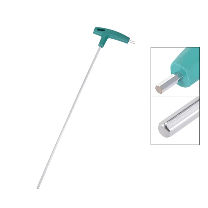 3mm 4mm Ball Head Hex key allen Wrench Hand Tool Extra Long Arm T-Handle Hex Key Wrench Chrome Steel Hexagona