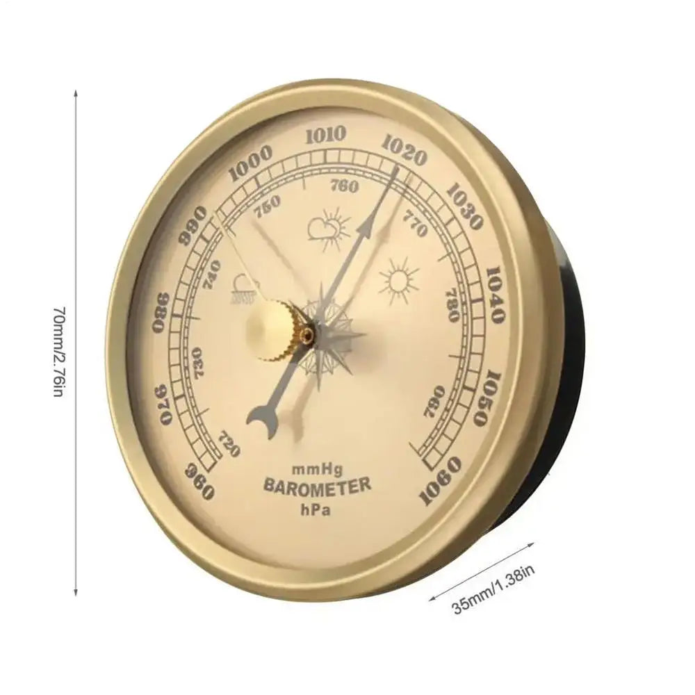 Barometer Air Pressure Gauge Wall Hanging Weather Forecast Station Accurate for Ships Laboratories Families Fisherman Tools