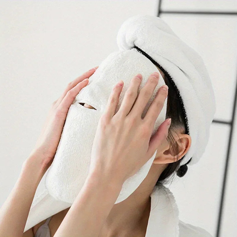 Hot Compress Face Towel Reusable Face Mask Towel for Hot Cold Skin Care Beauty Facial Care Tools Skin Moisturizing Towel
