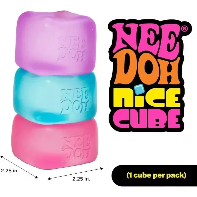 NeeDoh Squishy Schylling Atomic ///Stress Relief Ball Squishies Blind Box Party Gift Stress Relief Toy Sensory NeeDoh Fidget Toy