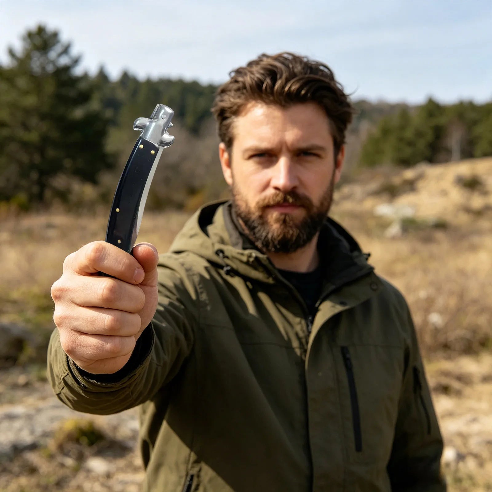 Outdoor Pocket Tool With Push Button Design Portable Lightweight Mini Tool For Camping Hiking Backpacking And Outdoor
