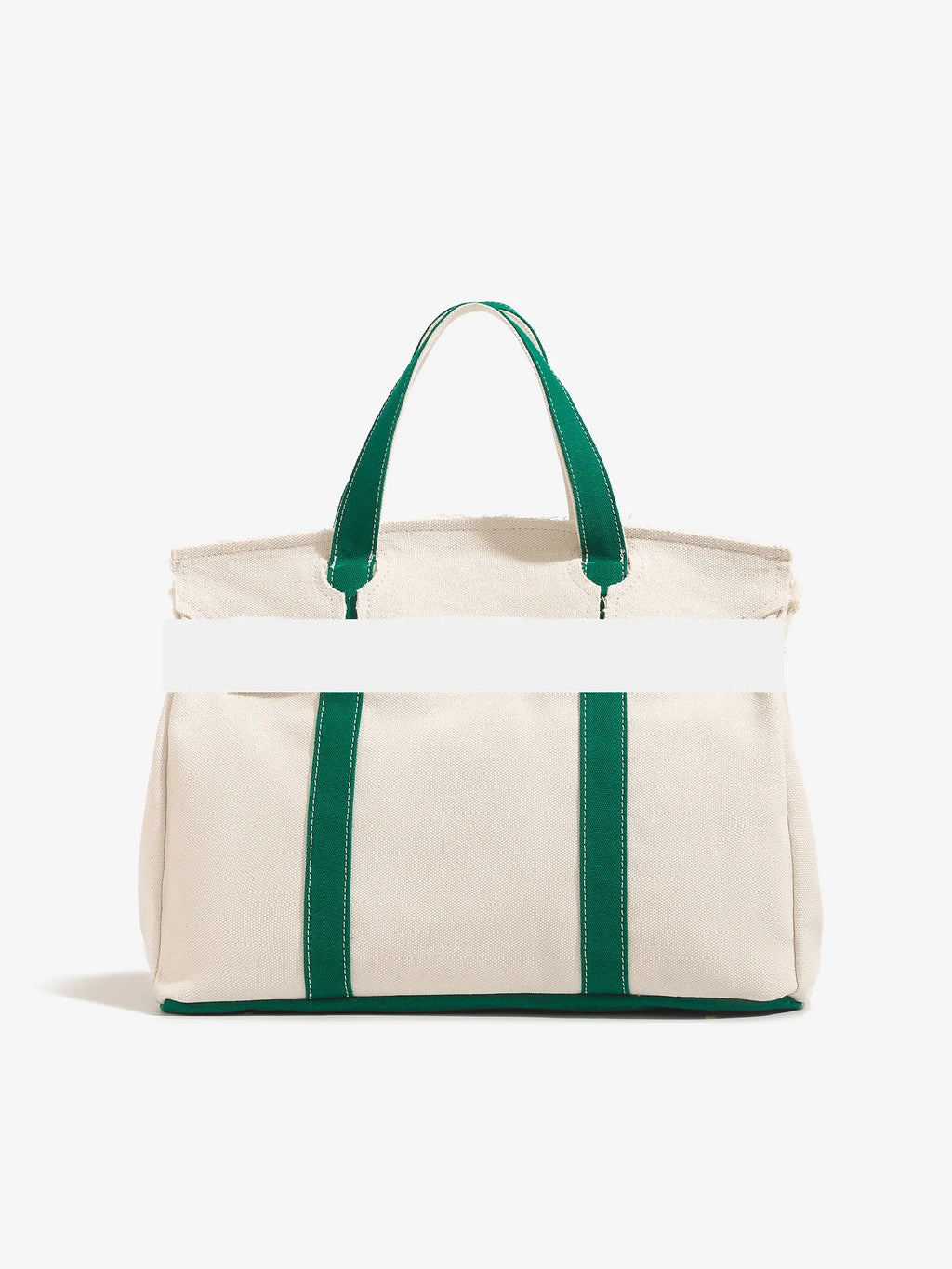 Canvas bag for women 2026 new high-end and niche design, contrasting color handbag, large capacity commuting versatile bag
