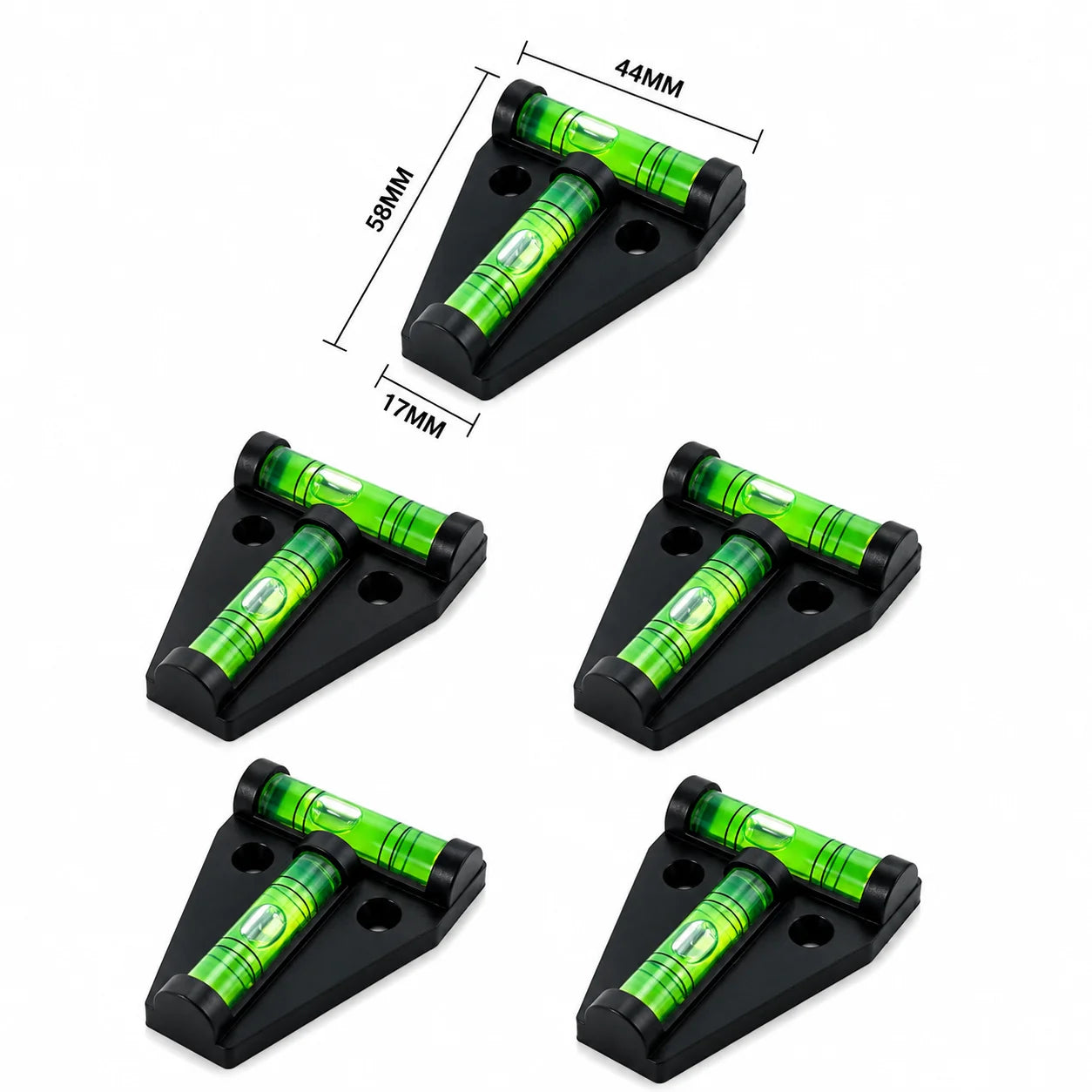 3/5/10PCS T Type Tile Leveling Device Spirit Level Precision Measuring Tool for Wall Floor Tile Paving and Construction Projects