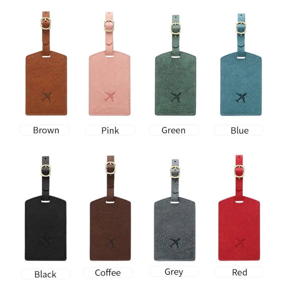 Name Luggage Tags Pu Luggage Tag Boarding Pass Baggage Name Tags Airplane Suitcase Tag Information Card