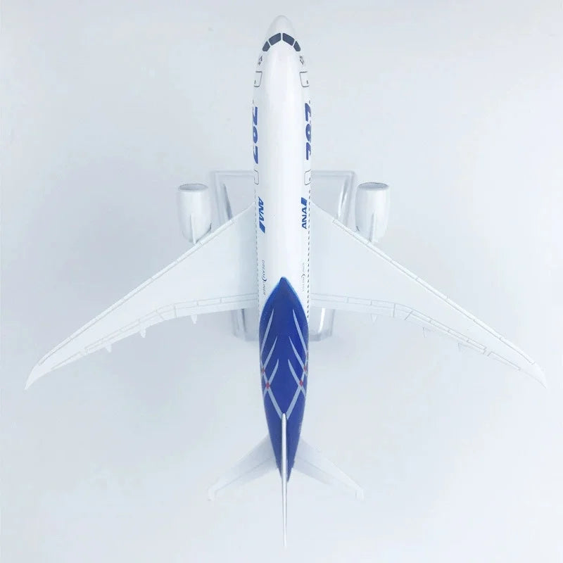 1/400 Scale Metal Scale Aircraft B787 ANA Japan All Nippon Airways 14cm Alloy Plane Toys Children Gift for Collection