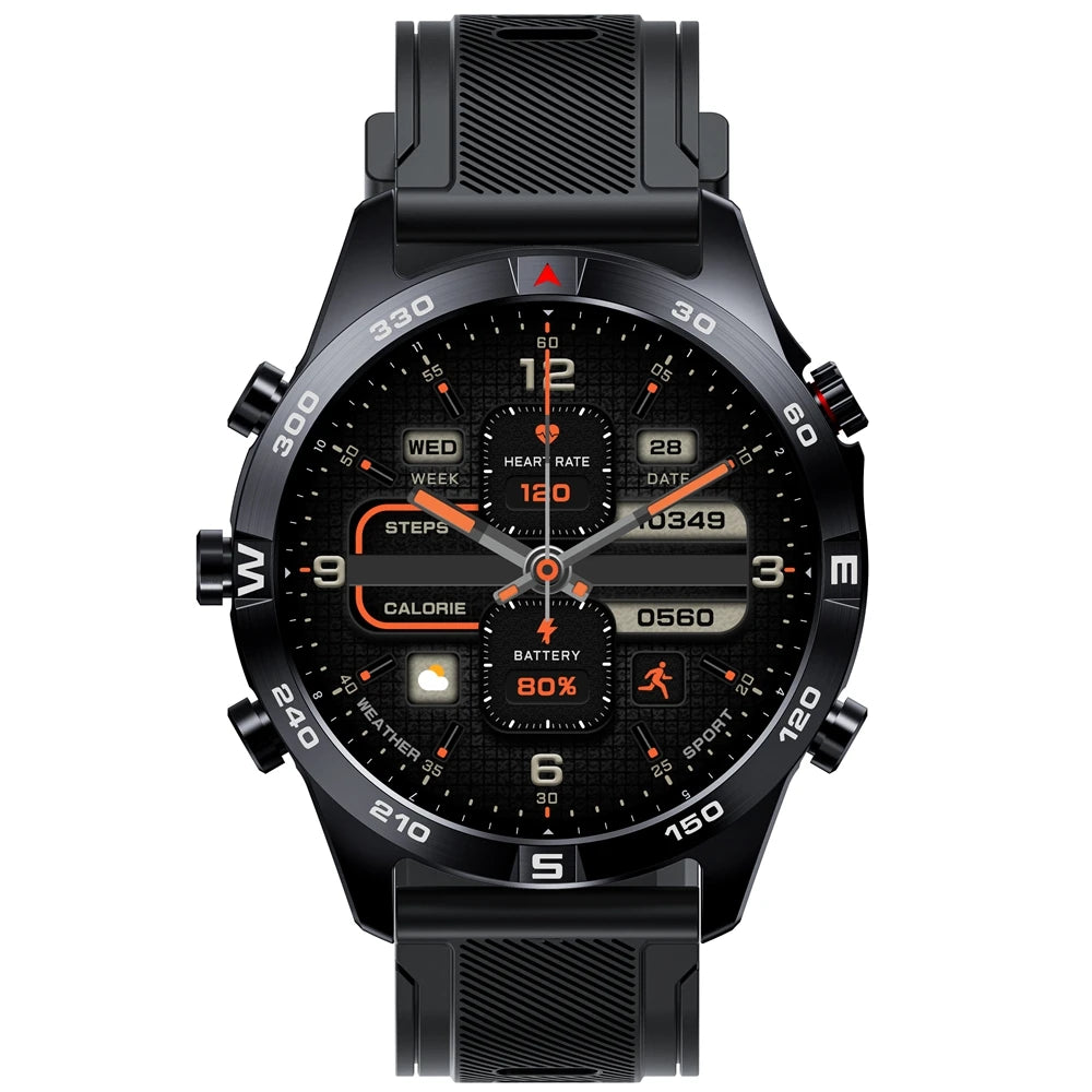 Sunroad GPS Sports Watch G7 Map Navigation Tracker Altimeter Compass Blood Oxygen Heart Rate Monitor Waterproof Men's Wristwatch