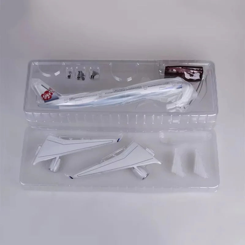 Model Airplane 47cm 1/142 Scale A350 Taiwan China Airline Model Planes Children'S Toys Aircraft Models For Collection Or Gift