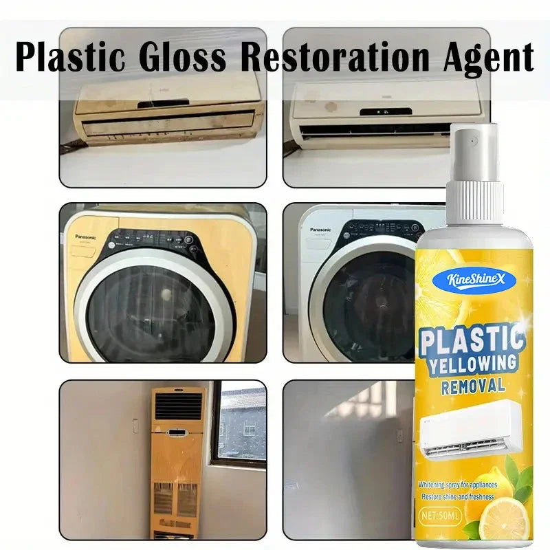 Functional European Appliance Anti-Yellowing Paste, Fixes AC & Washer Plastic Discoloration, Effortlessly Removes Tough Stains
