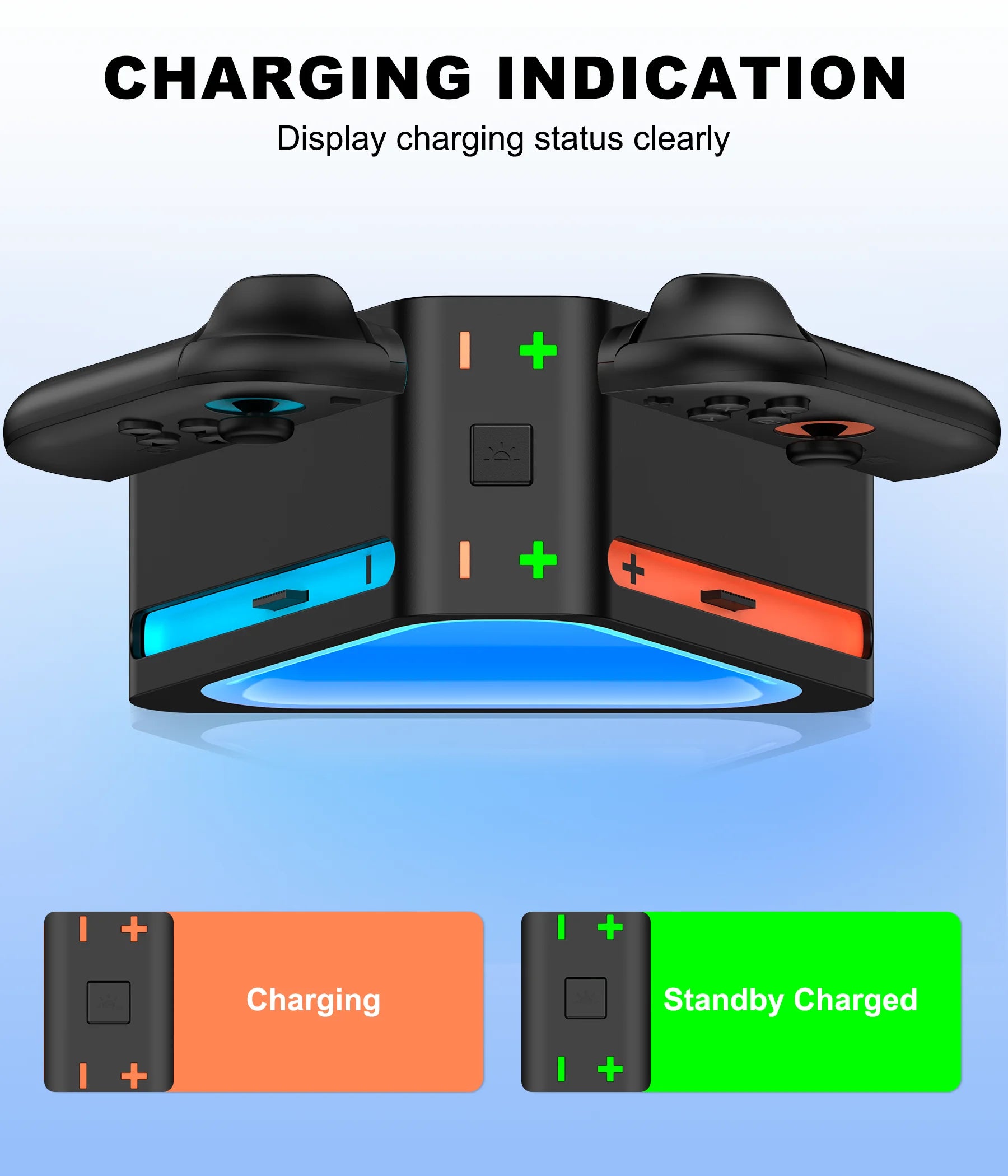 Dinofire Charging Dock For Switch 2 Joy con Accessories 4-in-1 Controllers Charger Stand For Switch 2 Joycon Charger Stand