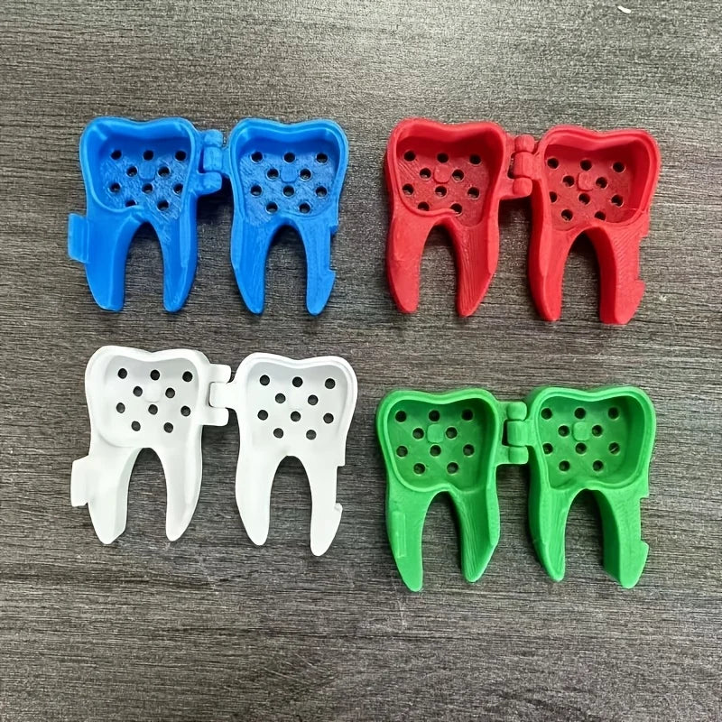 Tooth-Shaped Electric Toothbrush Head Cover, Ventilated Lightweight Dust-Proof Storage, Essential for Frequent Travelers