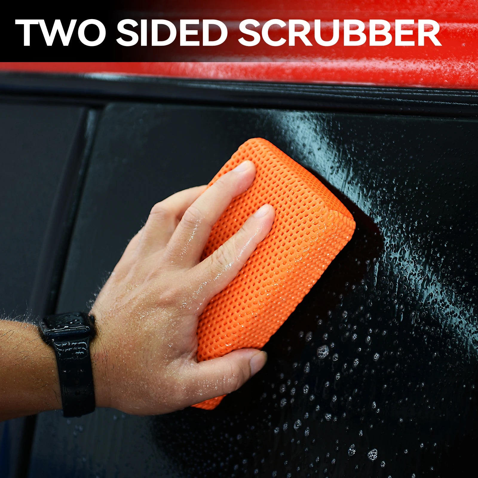 Fartrygo 2Pc Ultra Clay Scubber Bar Scrubber Car Magic Clay Sponge Block Cleaning Eraser for Car Wash Paint Detailing Claying