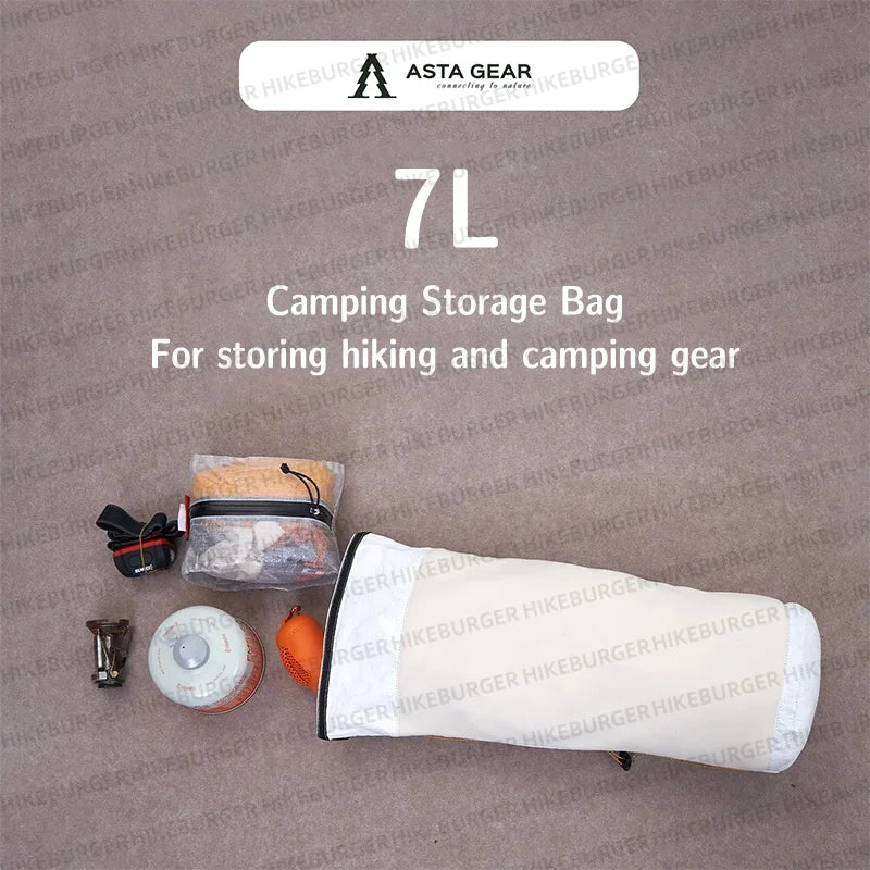 ASTA GEAR 2-in-1 Sorage Bag Camping Pillow 7L Ultralight Outdoor Hiking Tent Accessories sleeping bang