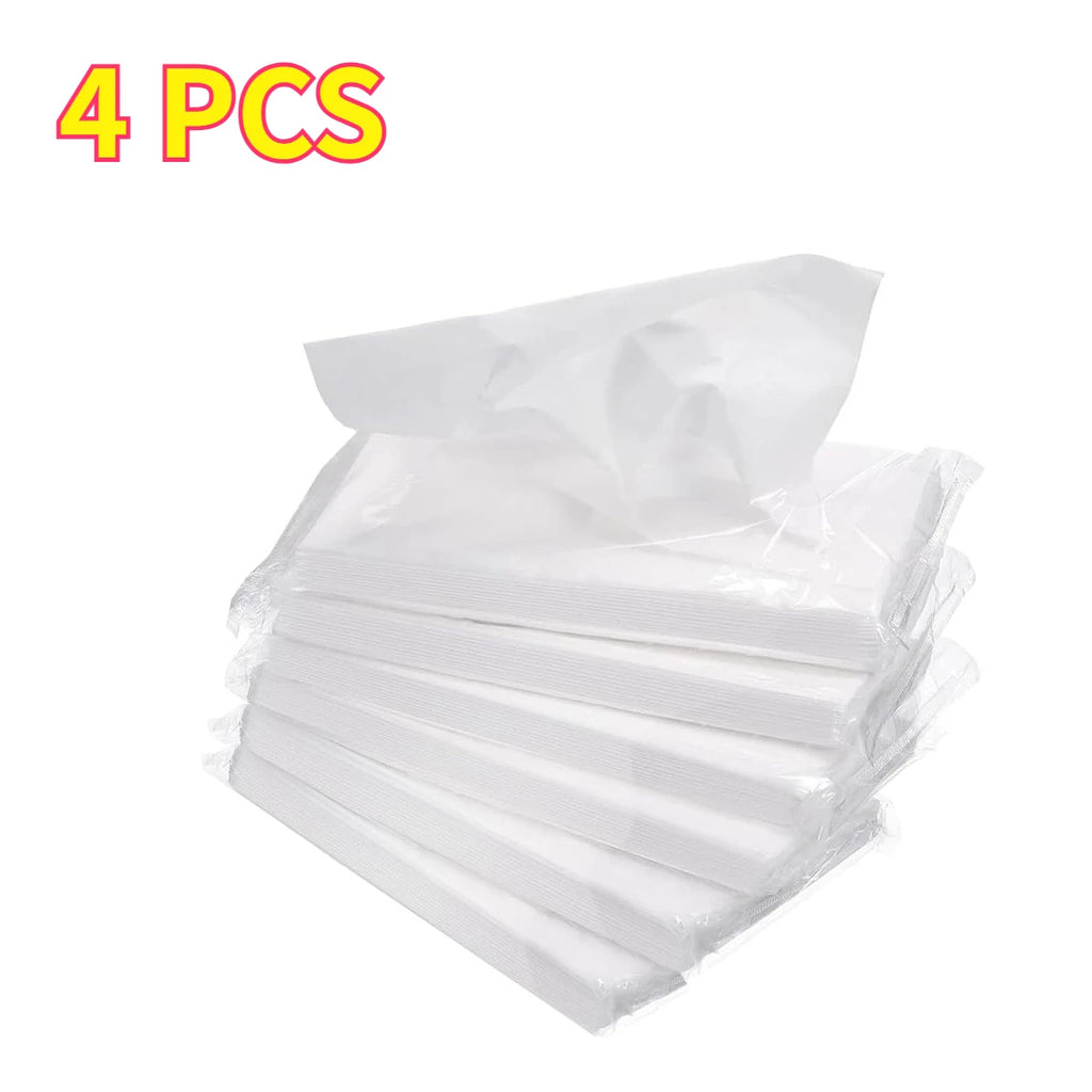 4/7/14 Packs Car Tissue Refill – 50 Sheets/Pack Soft Travel Facial Tissues for Purse & Auto, Compact Disposable Pack Paper Towel