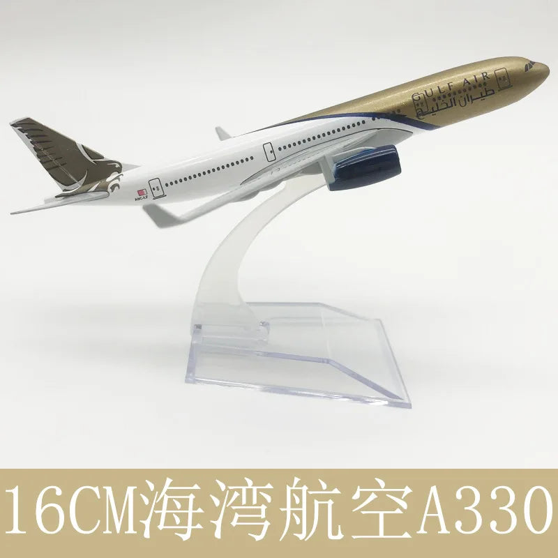 16CM A330 Series Model Plane Metal Scale Aircraft Toy Planes Alloy Metal Diecast Airplane for Collection Decoration Kids Gift