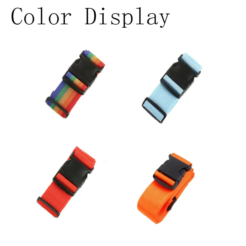 Lightweight Portable Luggage Strap with Adjustable Anti-Theft Luggage Strap Suitable for Long-Distance Travel Like Trips