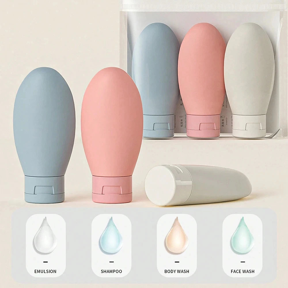 3/11Pcs Travel Bottles Set Refillable Cosmetic Containers Empty Spray Bottle Liquid Cream Lotion Dispenser Shampoo Squeeze Tube
