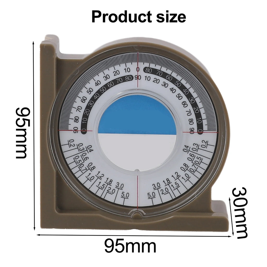 Portable Magnetic Slope Protractor Level Meter for Accurate Angle Measurement in Plumbing and Electrical Projects