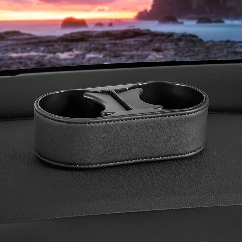 1 pc Car Cup Holder, Multifunctional Car Dashboard Storage Box, Extra Large, Thick, and Durable