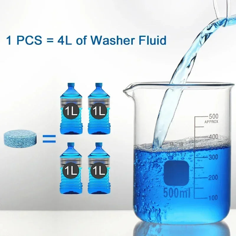 Car effervescent tablets can easily dissolve stains, making driving on rainy days more reassuring!