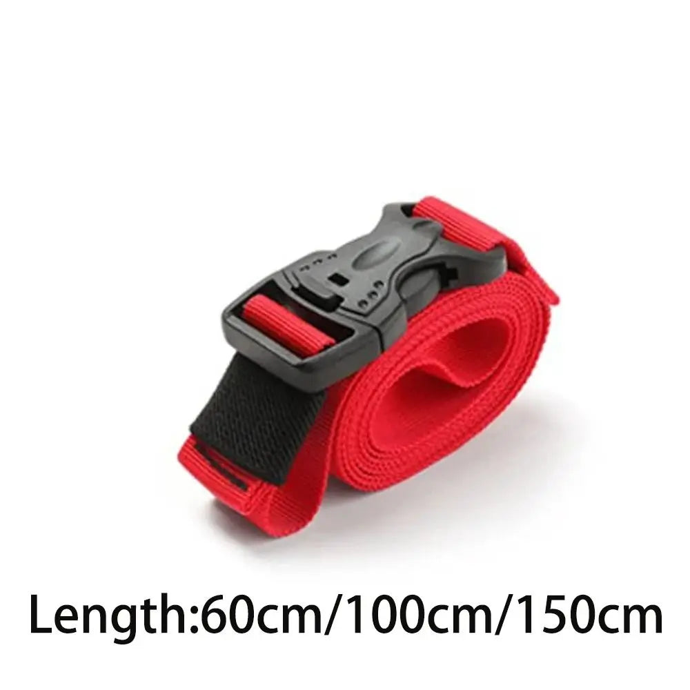 Portable Adjustable Cargo Tie Elastic Universal Luggage Strap Buckle Tie-Down Tie-Down Belt Travel