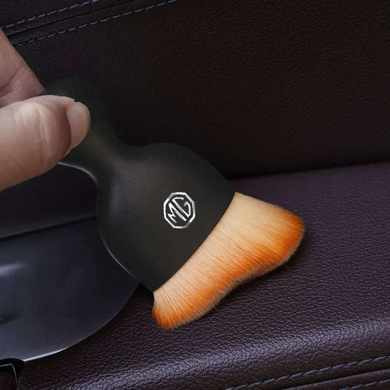 Car Interior Crevice Cleaning Brush Gap Dust Dash Air Vent Soft Bristle Detail Tool For MG ZS MG4 EV MG HS MG3 MG5 EV Marvel R