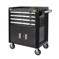 Professional Steel Tool Box with 4 Drawers 158 Pieces OEM/ OBM Customizable Wheel & Push Handle for Workshops and Garages