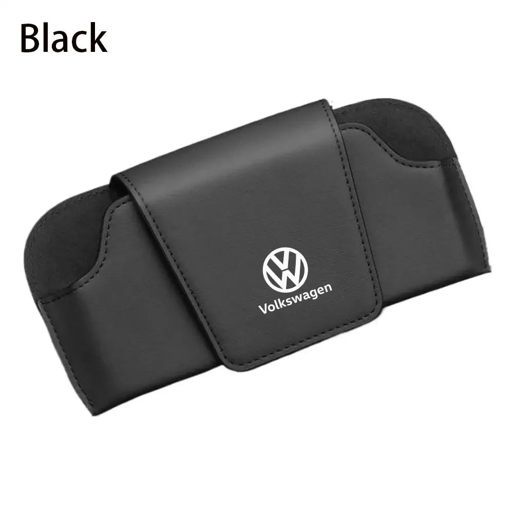 Car sun visor glasses box anti-scratch protection box for Volkswagen Tiguan Golf MK6 MK5 MK7 Passat Jetta GTI CC Scirocco Polo