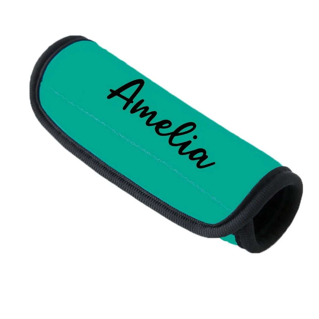 Custom Name Luggage Handle Cover, Custom Luggage Handle Cover with Text, Custom Luggage Wrap, Mother's Day Gift, Easter Gift