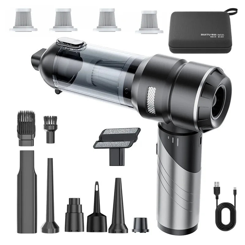 High Power Brushless Motor Wireless Handheld Car Vacuum Cleaner Portable Powerful Air Duster Home Cleaning Machine