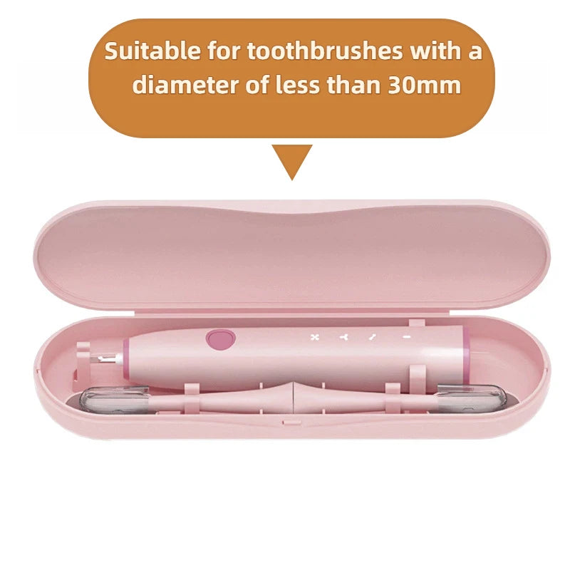 Portable electric toothbrush case, business trip and travel toothbrush storage box, universal toothbrush storage box