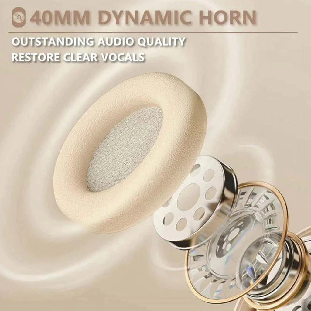 Wireless Bluetooth Earphone Stereo Hifi Headset Super Long Battery Life Game Earbuds Over-ear Wireless Headphones Blutooth