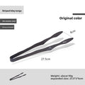 304 Stainless Steel Tongs Portable Lightweight Camping Grill Clip Outdoor Barbecue Meat Food Clamp Travel Picnic Cooking Utensil