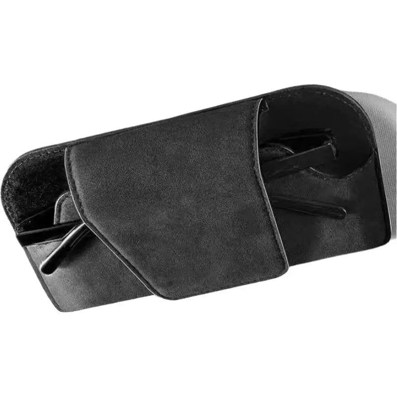 Portable Car Glasses Case Universal Sun Visor Sunglasses Holder Box OneHand Access Eyeglass Storage Auto Accessories