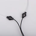 3.5mm Air Tube Earphones With Mic Universal Anti-Radiation Binaural Music Games Earphones For Phone
