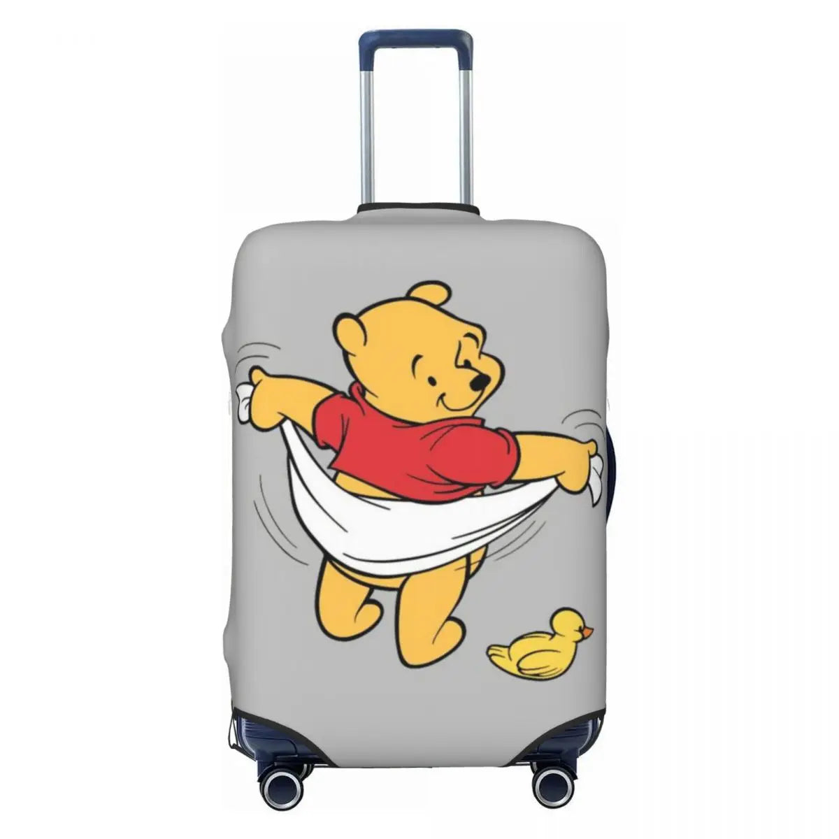 Custom W-Winnie Anime The Pooh Luggage Cover Fashion Suitcase Protector Covers Suit For 18-32 inch