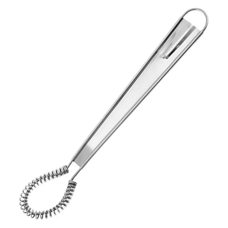 Handheld Mini Kitchen Egg Blender Stainless Steel Spring Manual Egg Beater Honey Cream Blender Kitchen Baking Tools
