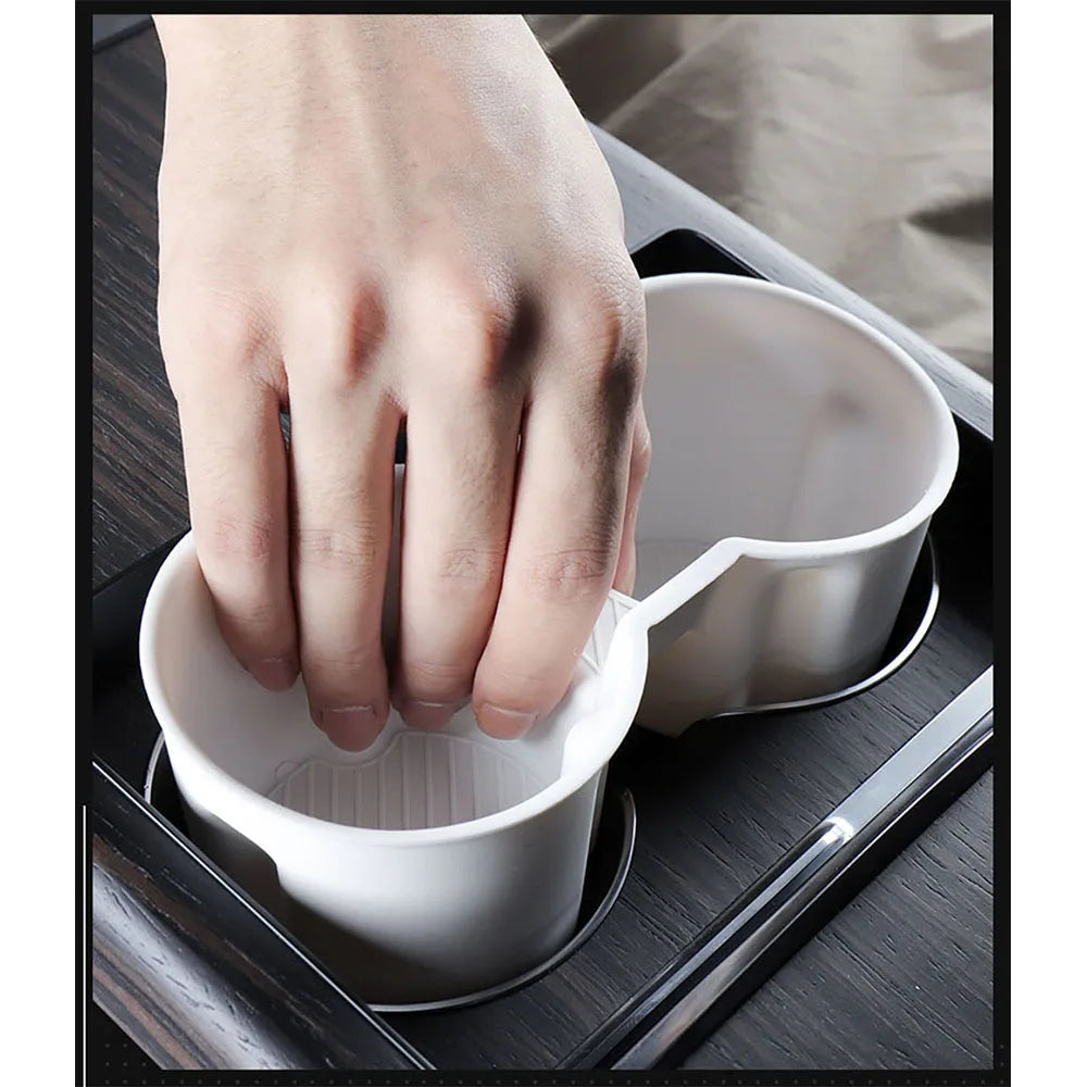 Water Cup Holder For Tesla Model X 2023 - 2026 Model S Central Control Drinks Holder Rear Seat Water Cup Cover Accessories