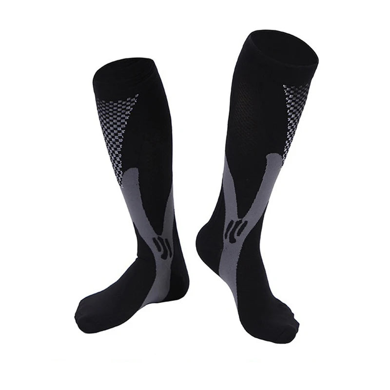 Compression Socks Travelers Socks Football Soccer Thigh Long Tube Unisex Outdoor Sports Nurses Stockings For Men Women