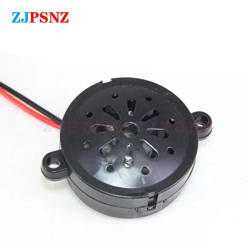 48V-60V 2Wires Ebike Motorcycle Electric Tricycle Accessories Horn Reversing Steering Anti-theft Electronic Horn Universal