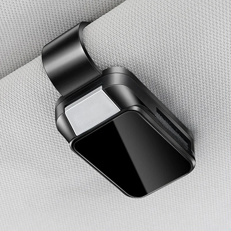 Universal Auto Sun Visor Glasses Holder Spring Clip Design Compact Sturdy Car Eyewear Storage Organizer For All Vehicles